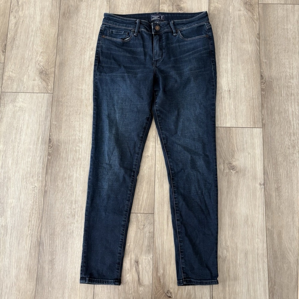 Abercrombie & Fitch Jeans Harper‎ Super Skinny Women's 28/6 Dark Wash Stretch